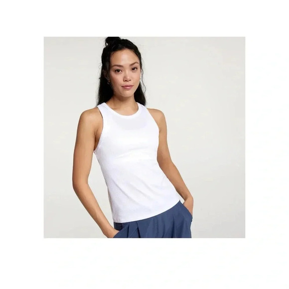 New bundle 2 women’s Calia Ribbed racer back tank top white & black size XS - Picture 2 of 14